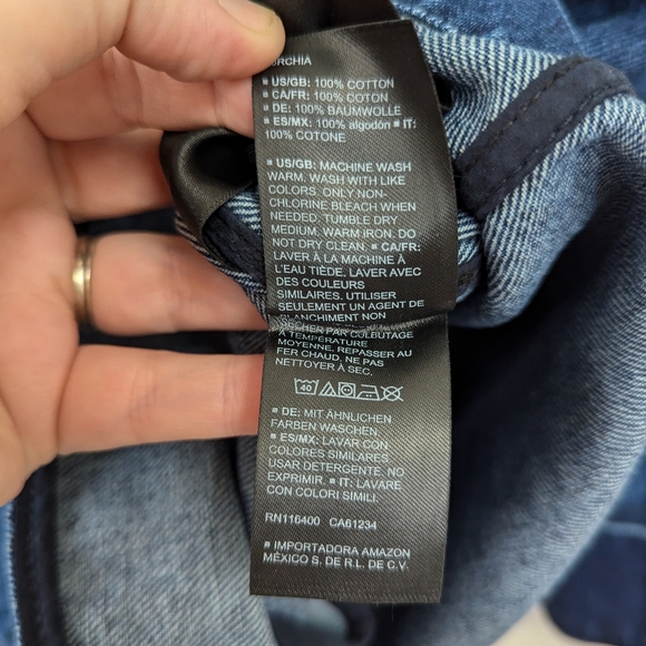 Find. Utility Indigo Denim Chore Coat Minimalist - Picture 14 of 14